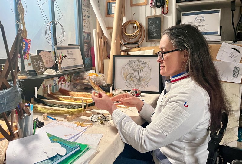 Marielle Olivier – Dentellière en guipure d’Irlande