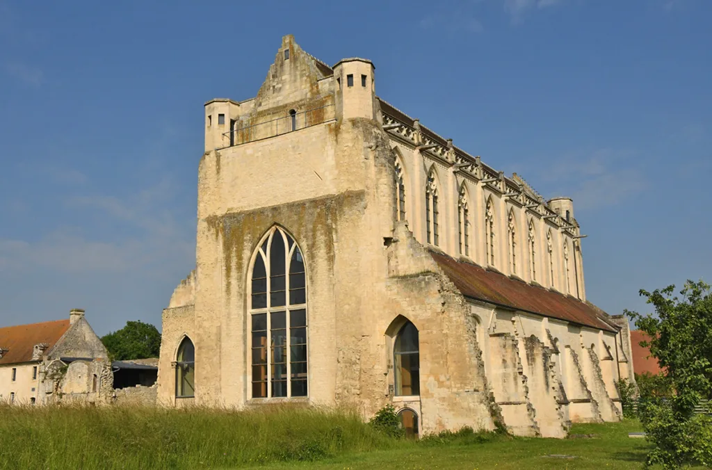 Abbaye d'Ardenne à Saint-Germain-la-Blanche-Herbe. L'abbatiale. (Photo Rodolphe Corbin © Patrimoine Normand).