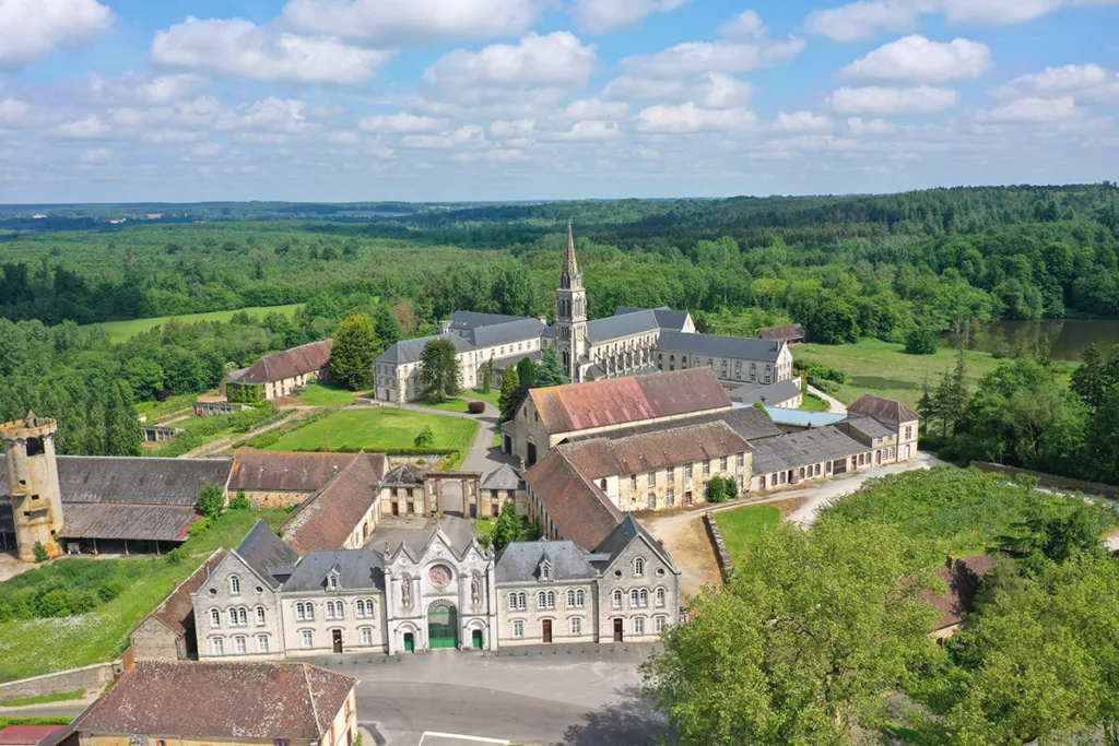 L’abbaye Notre-Dame de la Trappe. (Photo Rodolphe Corbin © Patrimoine Normand)