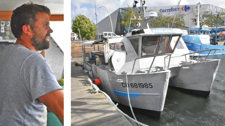 Étienne Fossey, dernier pêcheur à la corde de Cherbourg