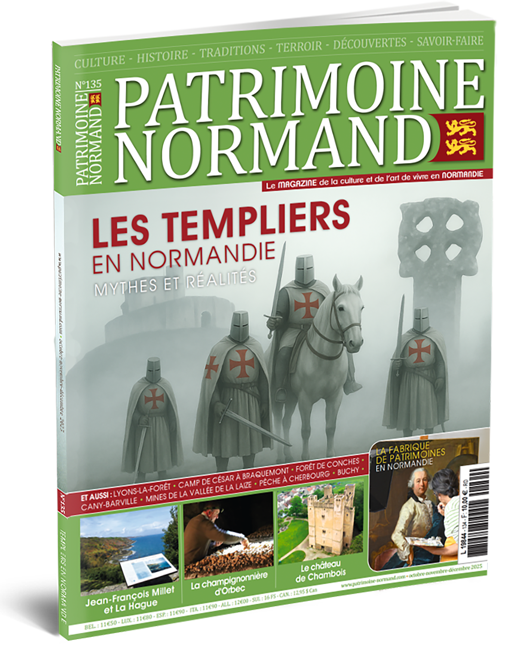 Couverture du magazine Patrimoine Normand n°135