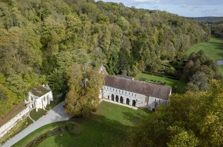 L’abbaye de Fontaine-Guérard se situe au cœur de la vallée de l’Andelle. (© Abbaye de Fontaine-Guérard)