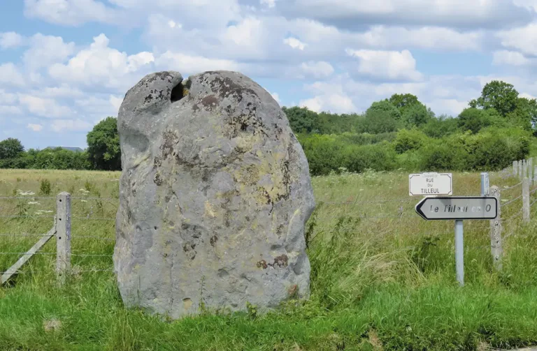 La Longue-Pierre, un témoignage étonnant des croyances de nos ancêtres. (© Gilles Marié)