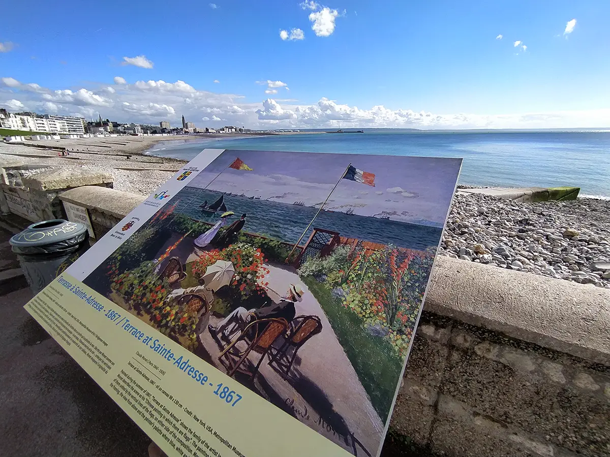 Quand Claude Monet peignait à Sainte-Adresse