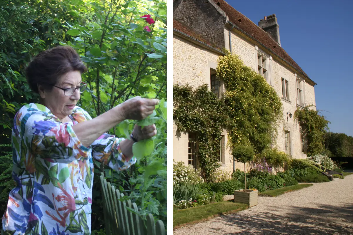 Manoir de la Bonnerie à Essay – Le jardin discret