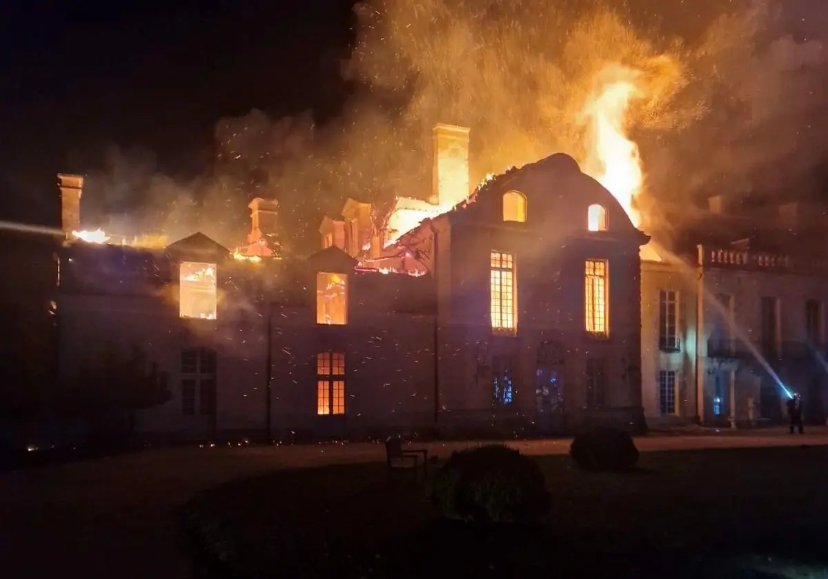 Incendie du château de Médavy