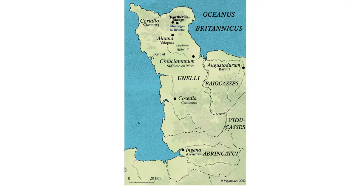La Manche à l’époque romaine. (© Pascal Vipard)