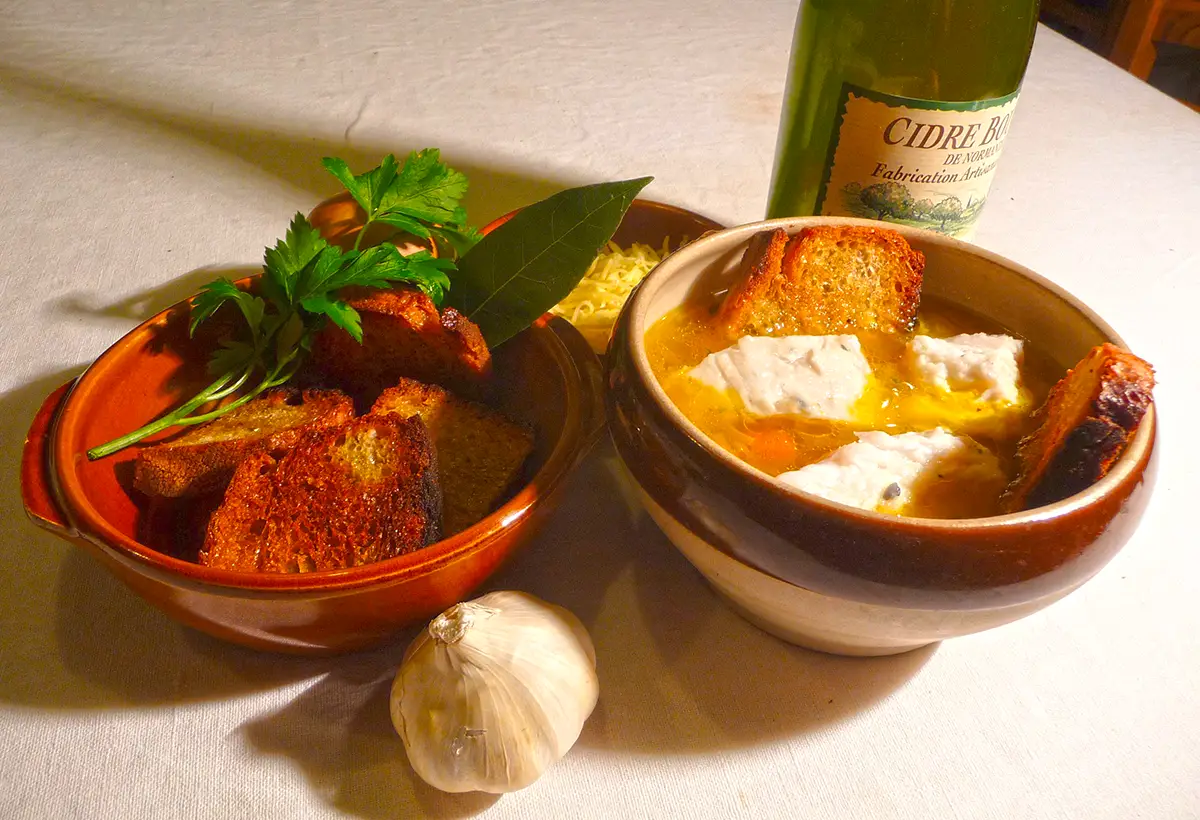 Soupe de congre – Recette