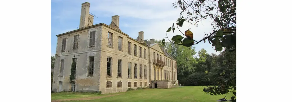 Le château de Magny-en-Bessin.