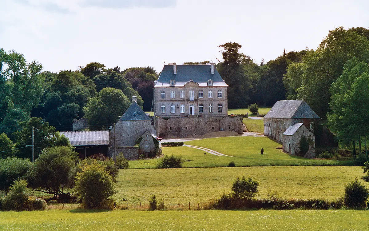 Le château de Tourville à Lestre