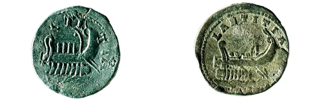 Photo de doubles sesterces de l'empereur Postume
