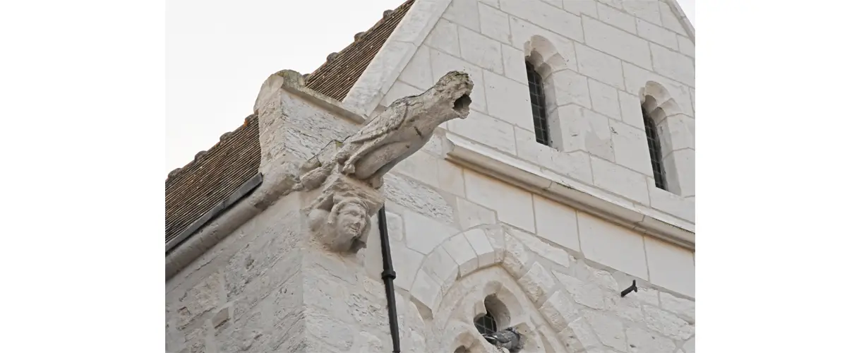 Photo d'une des gargouilles de la Maison des Templiers à Caudebec-en-Caux
