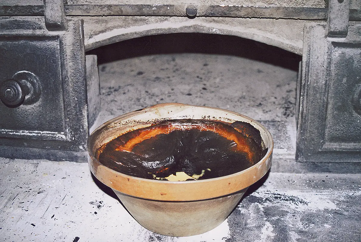 Teurgoule sortant du four à bois