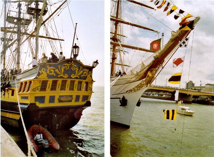 Le grand pavois pour l&rsquo;armada de Rouen