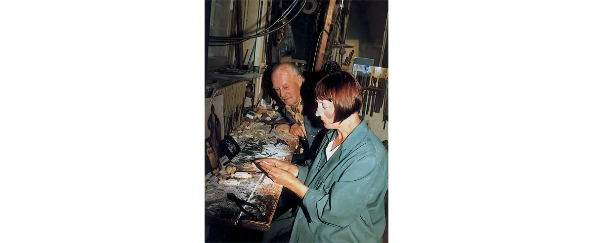Annick et Jean Colette ivoiriers de tradition.