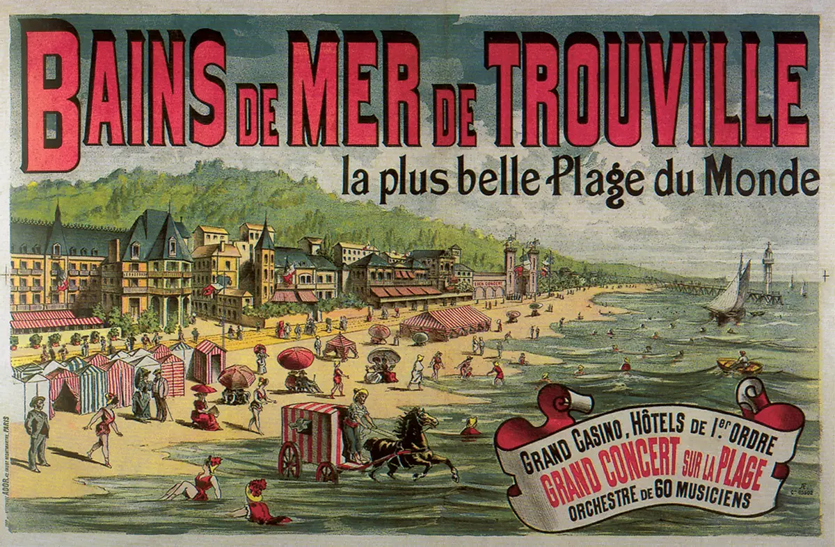 Trouville à travers les affiches et images anciennes