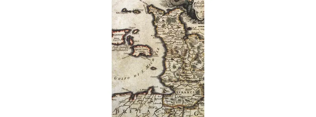 Les relations commerciales existantes entre les îles anglo-normandes et Granville ou Valognes aux XIIe et XIIIe siècles ont favorisé le recours au droit coutumier normand puis son application et sa conservation pour plusieurs siècles dans les îles de Jersey et de Guernesey. (© BNF.)