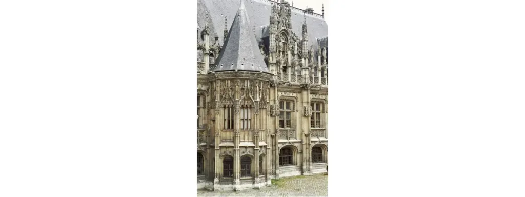 Le palais de justice de Rouen.