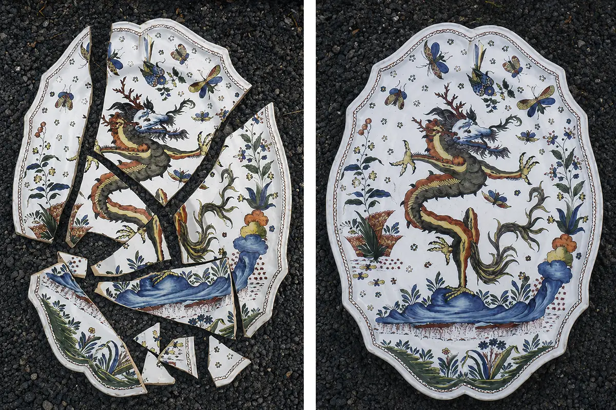 La restauration de la céramique et de la faïence