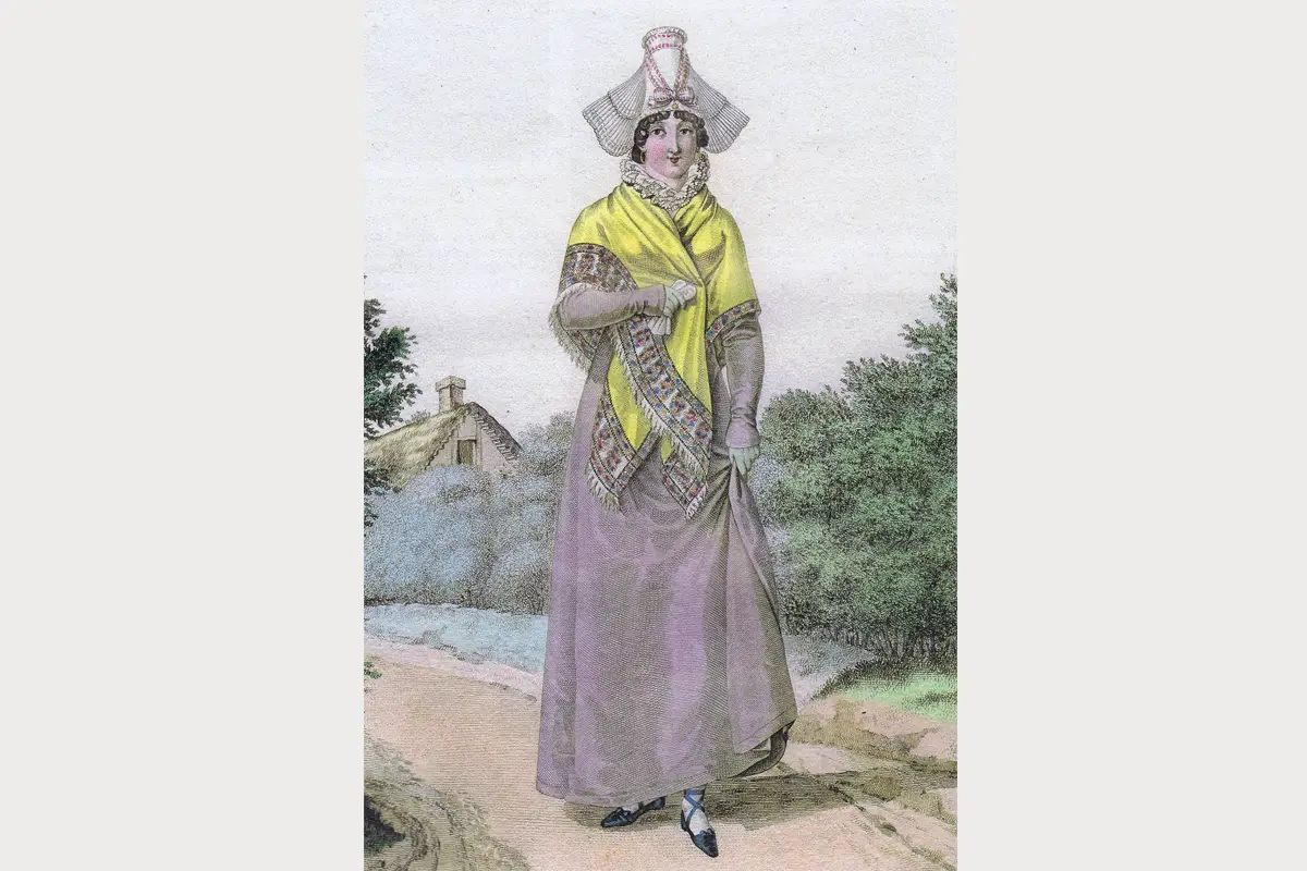 Coiffes et costumes normands : le costume de Pont-l&rsquo;Évêque