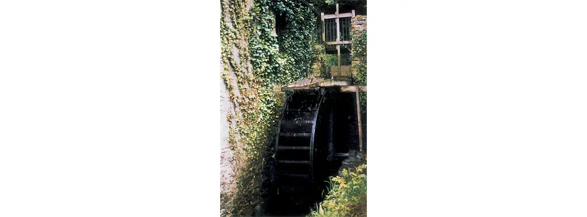 Le moulin de Marcy – Vue de la vanne.