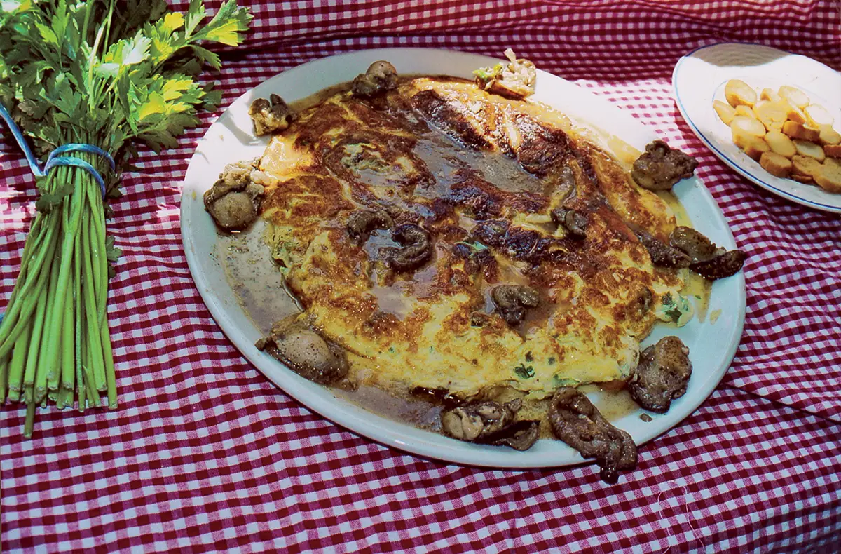 Omelette aux huîtres d&rsquo;après une recette de 1771