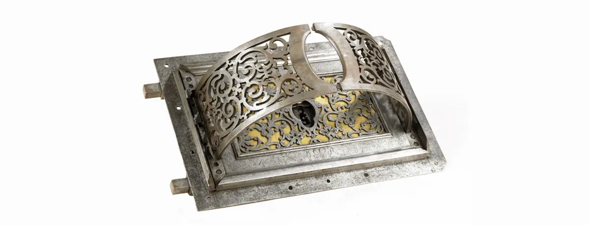 Serrure « pince-voleur », France, XVIIIe siècle.