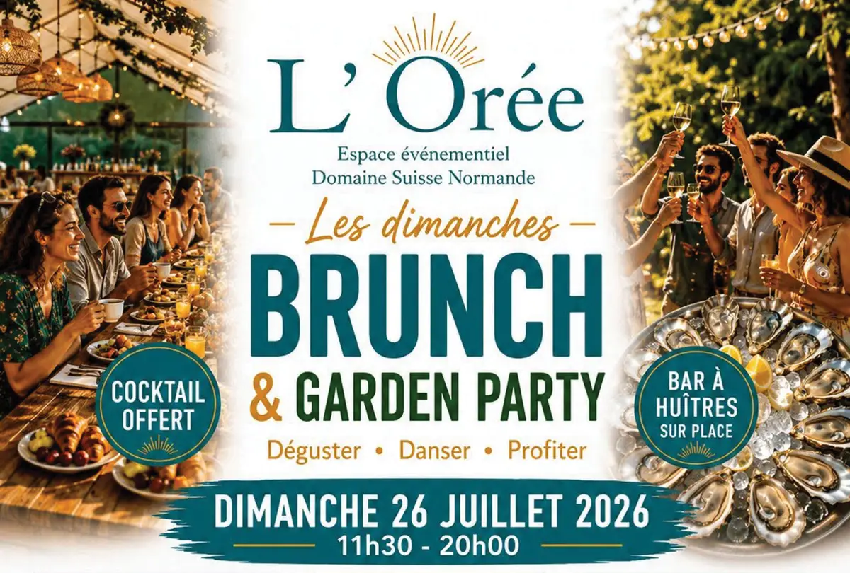 Brunch & Garden Party à L&rsquo;Orée
