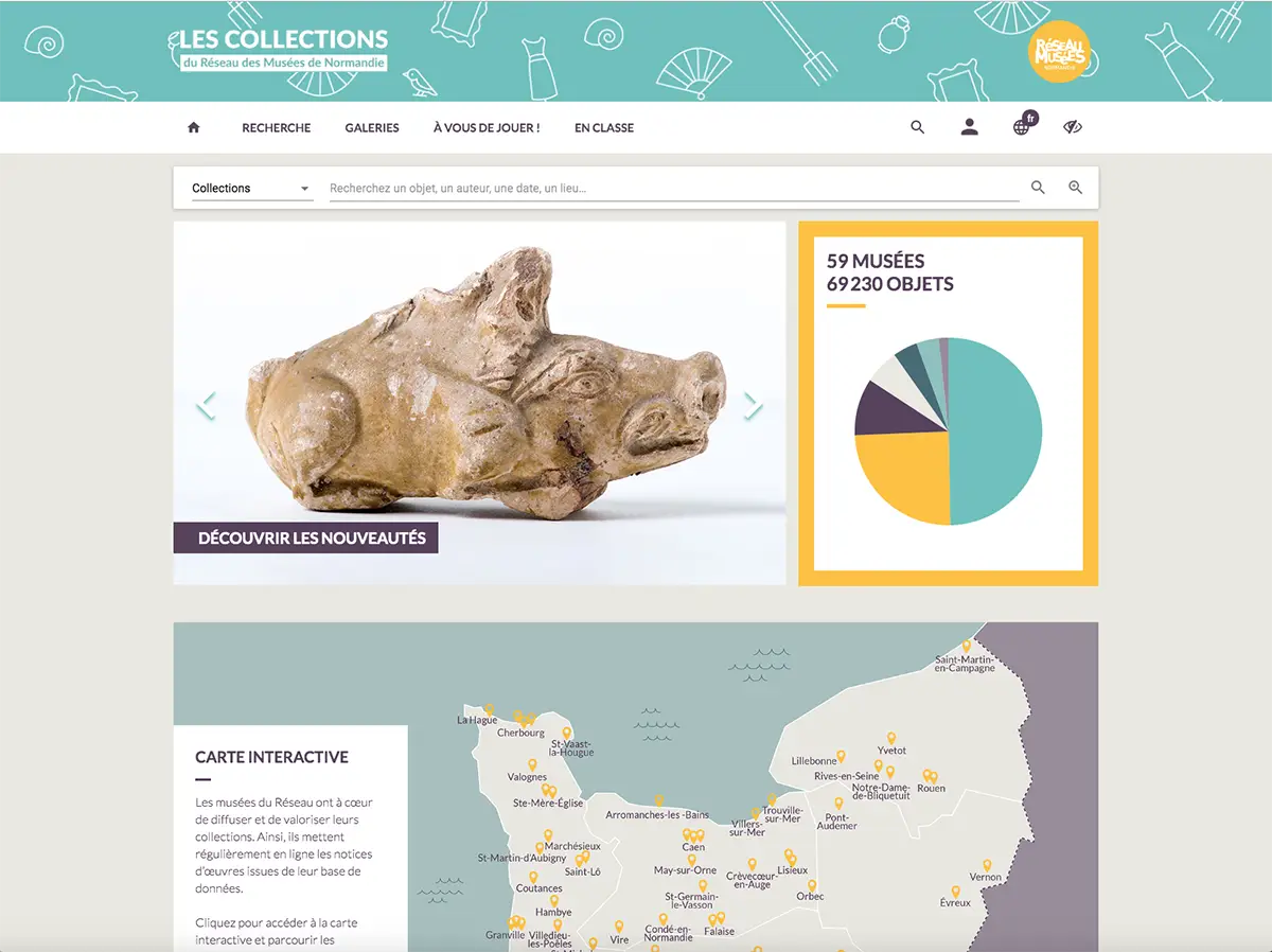 59 musées normands accessibles… de chez soi !