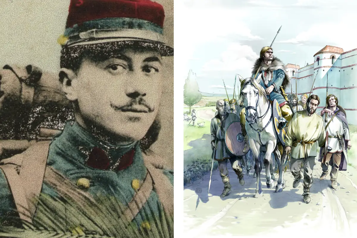 Barbares et Poilus débarquent à Caen