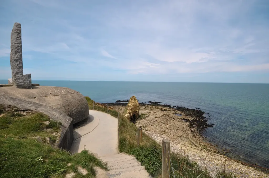 La pointe du Hoc figure parmi les candidats à l’inscription.
