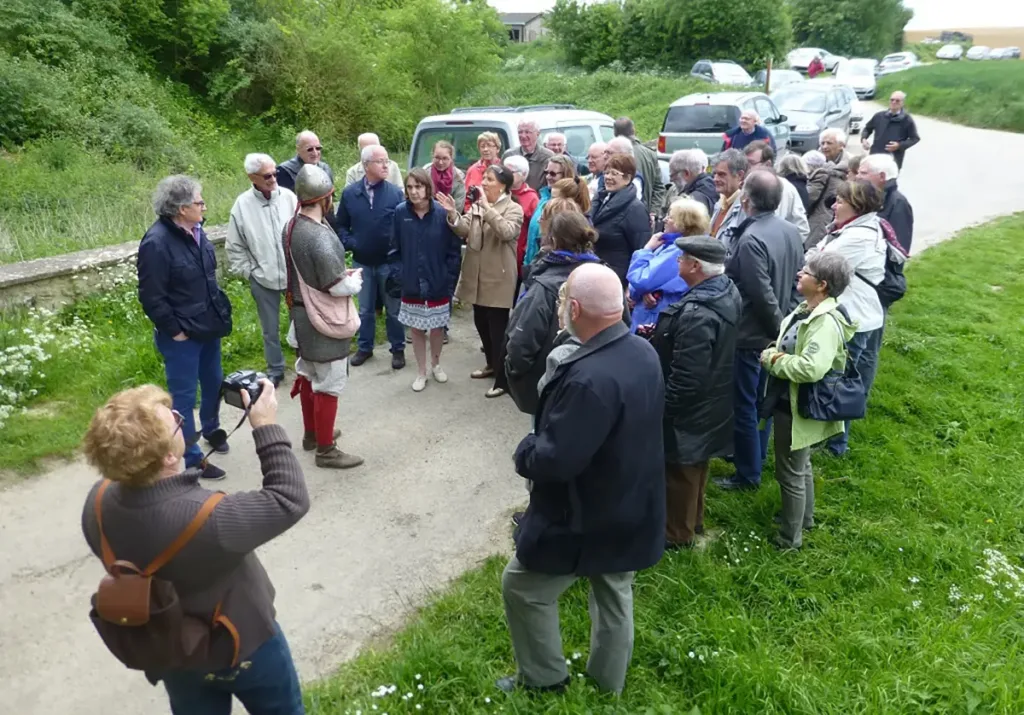 Visite guidée de la forteresse de Château-sur-Epte.
