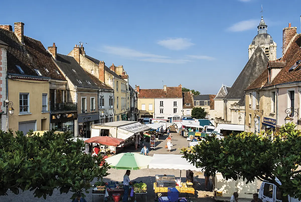 Le marché de Bellême – Un beau marché « bio-bo »